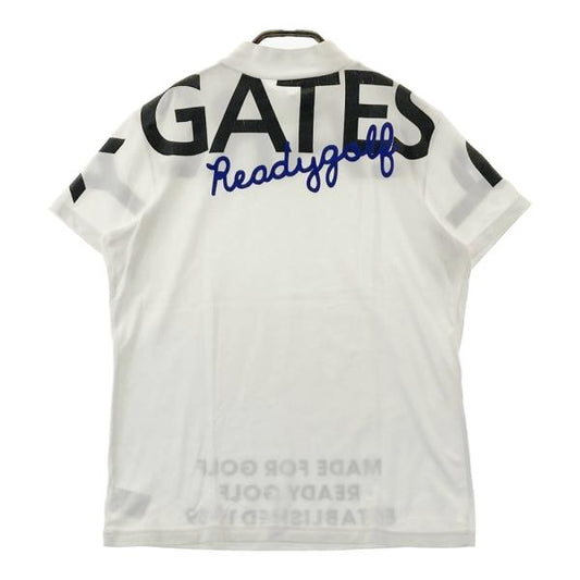 PEARLY GATES パーリーゲイツ モックネック 半袖Tシャツ ホワイト系 サイズ:2 ランク:B 【中古】ゴルフウェア