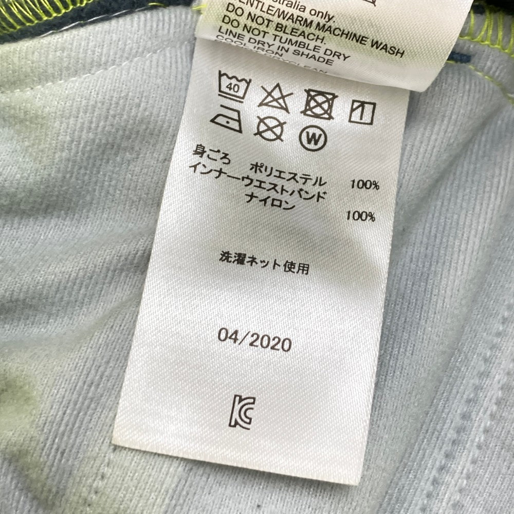 OAKLEY オークリー FOA401644 裏起毛パンツ スカル刺繍 総柄 グリーン系 32