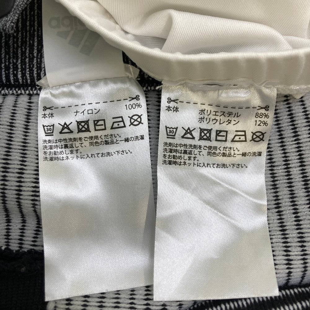 ADIDAS GOLF アディダスゴルフ ニットスカート 総柄 ホワイト系 L