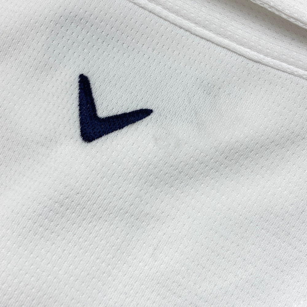 CALLAWAY キャロウェイ 半袖ポロシャツ ボタンダウン ホワイト系 M