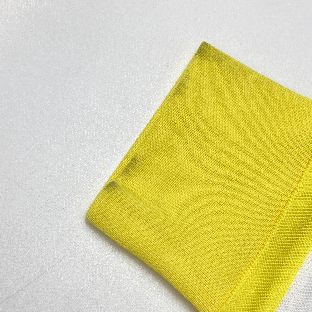 MUNSING WEAR マンシングウェア JWLJ101 長袖ポロシャツ ボーダー柄 イエロー系 M