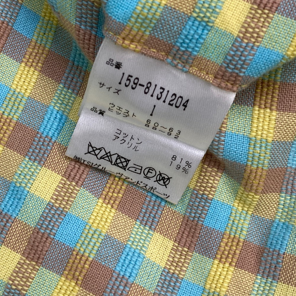 MASTER BUNNY EDITION マスターバニーエディション パンツ チェック イエロー系 1