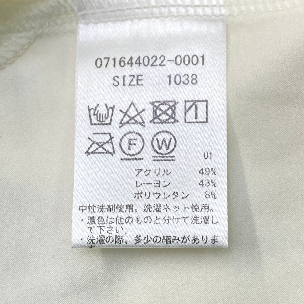 ZOY ゾーイ 071644022 2024年 長袖ポロシャツ ホワイト系 38