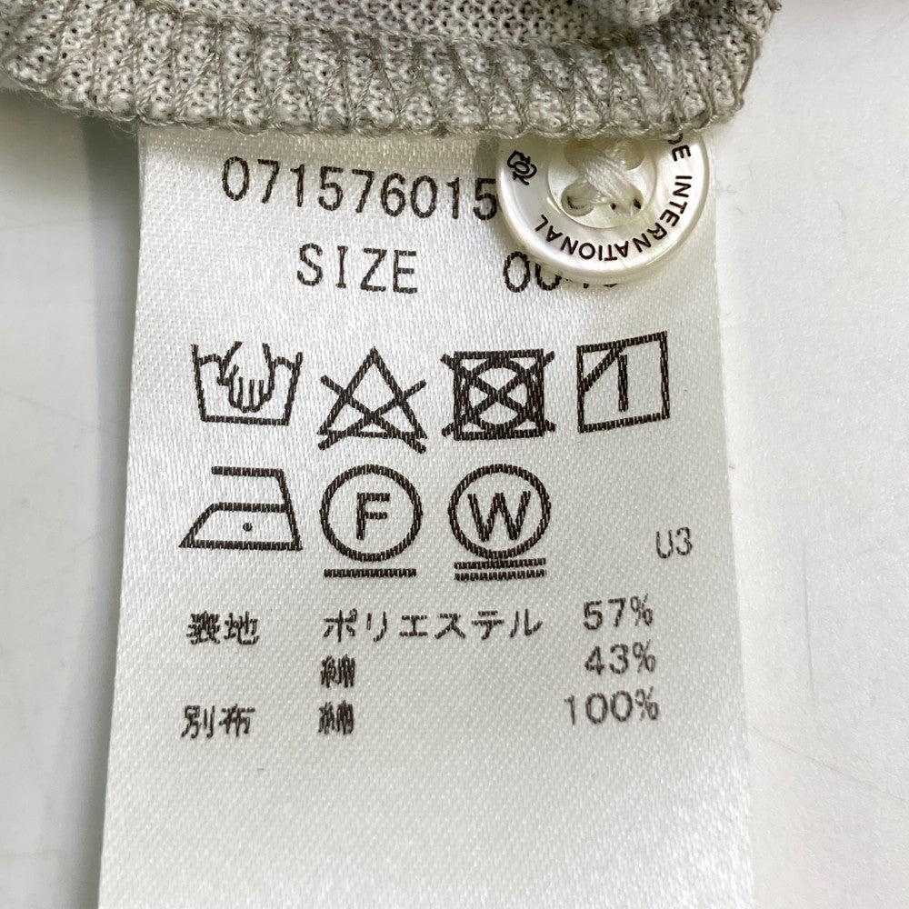 ZOY ゾーイ 71576015 半袖ポロシャツ 花柄 グレー系 40