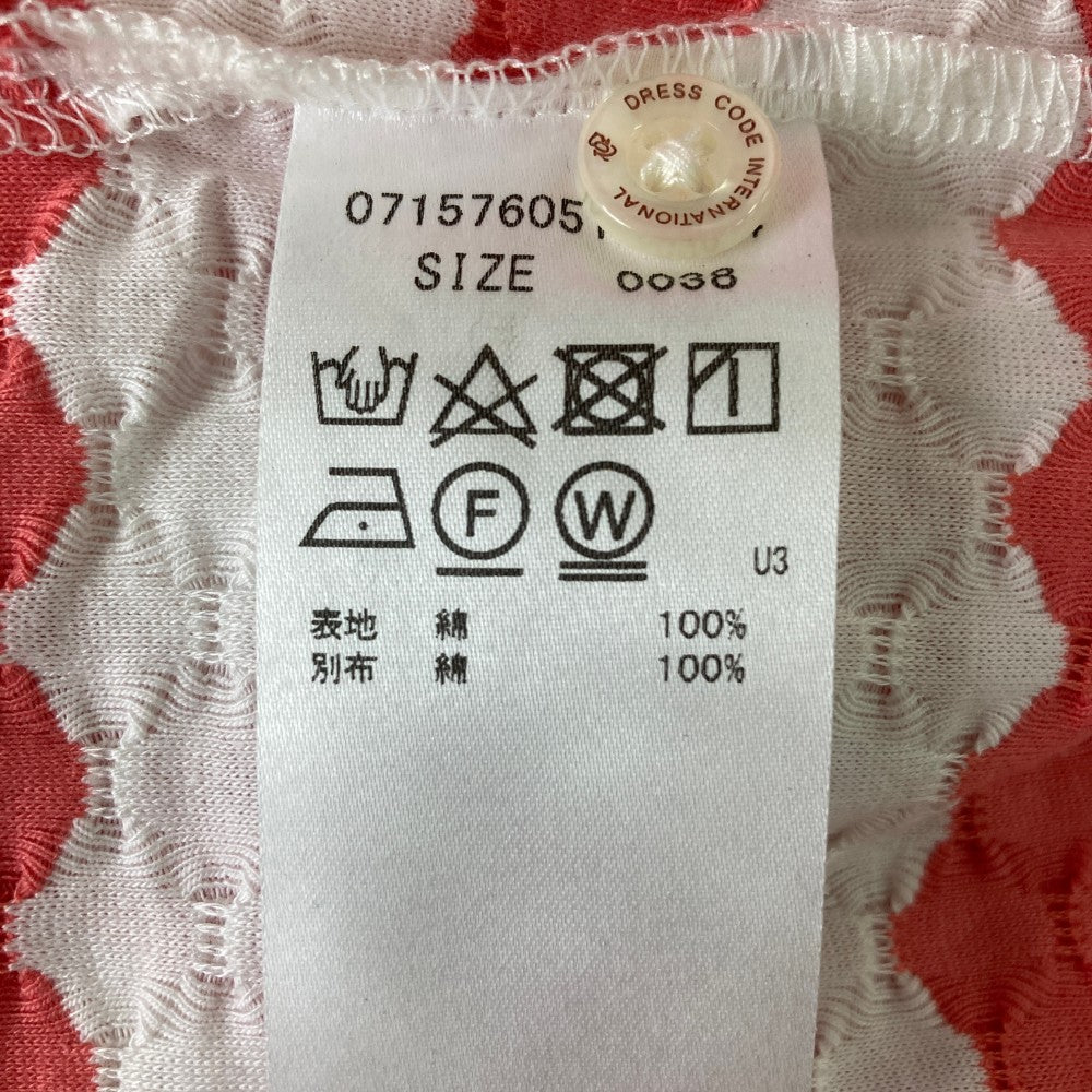 ZOY ゾーイ 71576051 半袖ポロシャツ ボーダー ピンク系 38