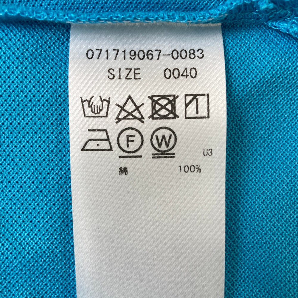 ZOY ゾーイ 71719067 半袖ポロシャツ ブルー系 40