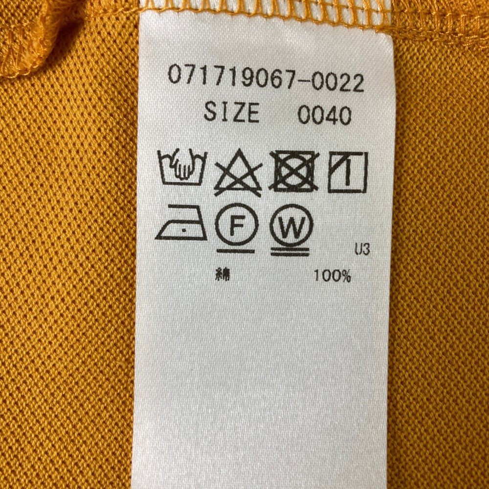 ZOY ゾーイ 71719067 半袖ポロシャツ オレンジ系 40