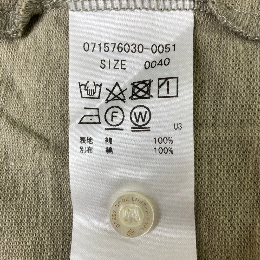 ZOY ゾーイ 71576030 半袖ポロシャツ カーキ系 40