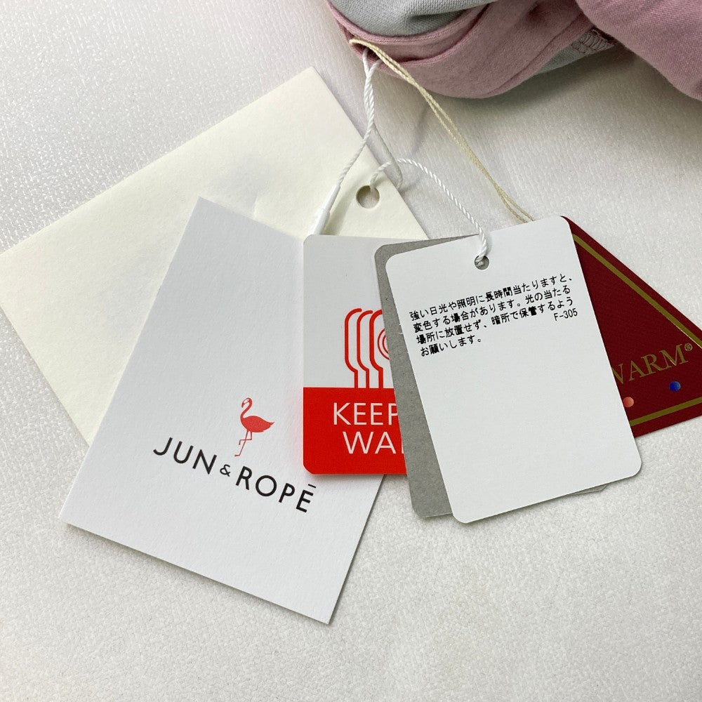 JUN&ROPE ジュンアンドロペ ERM-58260 長袖ポロシャツ パープル系 M