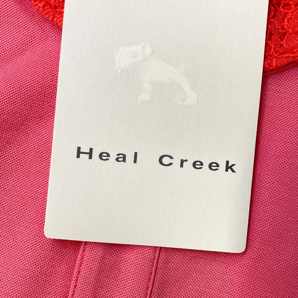 HEAL CREEK ヒールクリーク 002-23640 半袖ポロシャツ ピンク系 42