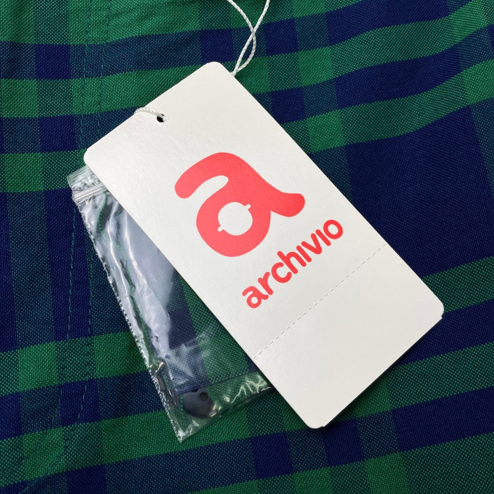 ARCHIVIO 알치비오 A567403 팬츠 체크 그린 계열 48