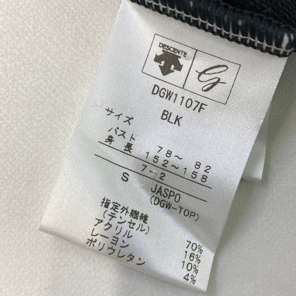 DESCENTE GOLF 데상트 골프 긴팔 하이넥 티셔츠 블랙 계열 S