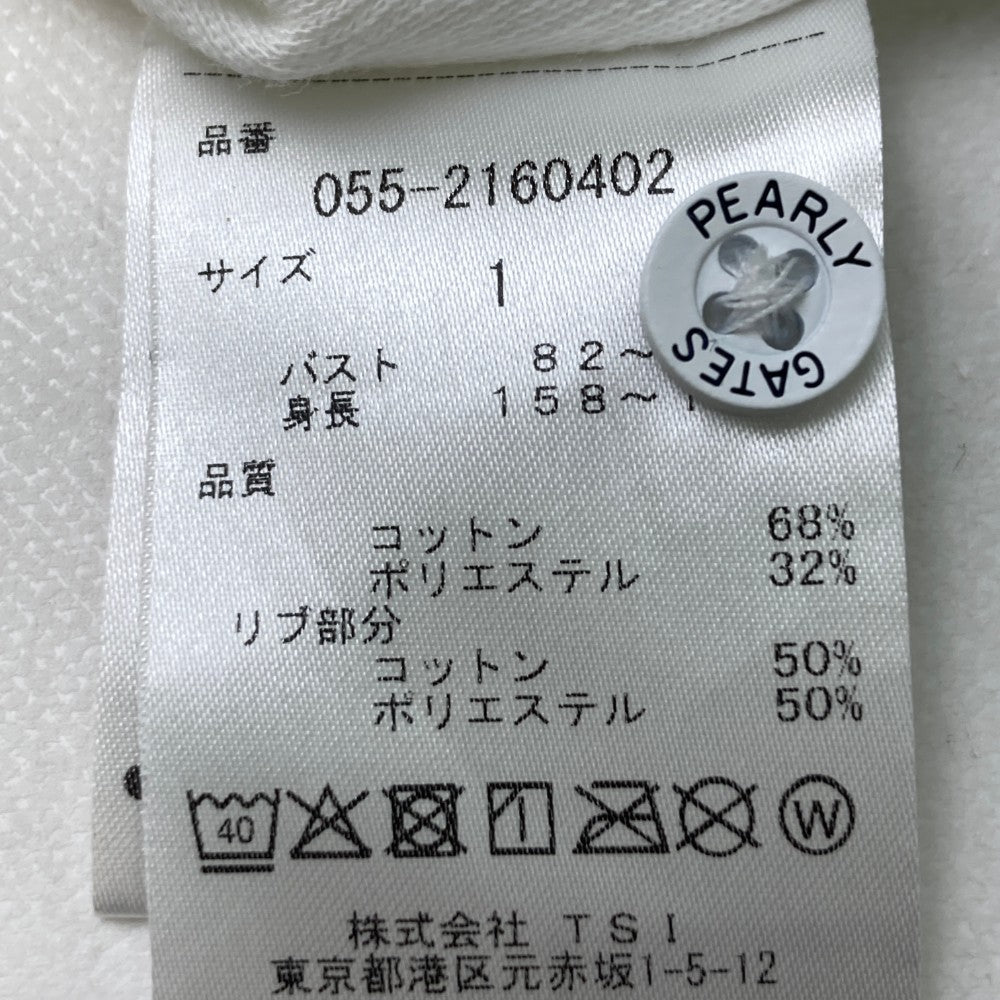 PEARLY GATES パーリーゲイツ 2022年モデル 半袖ポロシャツ ホワイト系 1