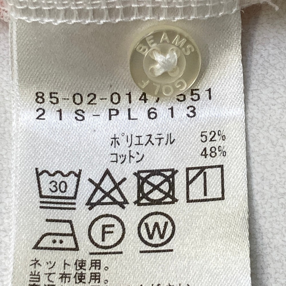 BEAMS GOLF ビームスゴルフ 半袖ポロシャツ ピンク系 M