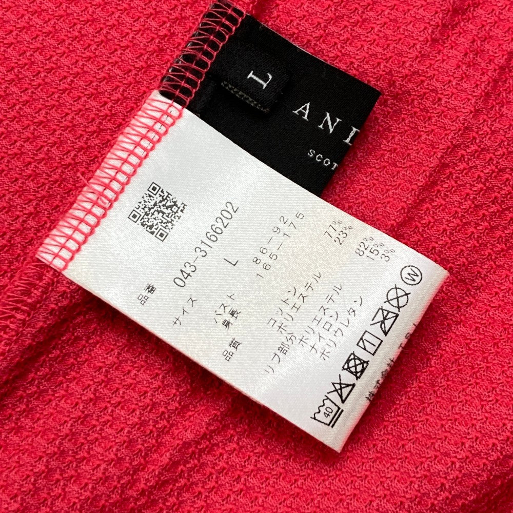 ST ANDREWS 세인트앤드루스 2023년 모델 모크넥 긴팔 티셔츠 핑크 계열 L