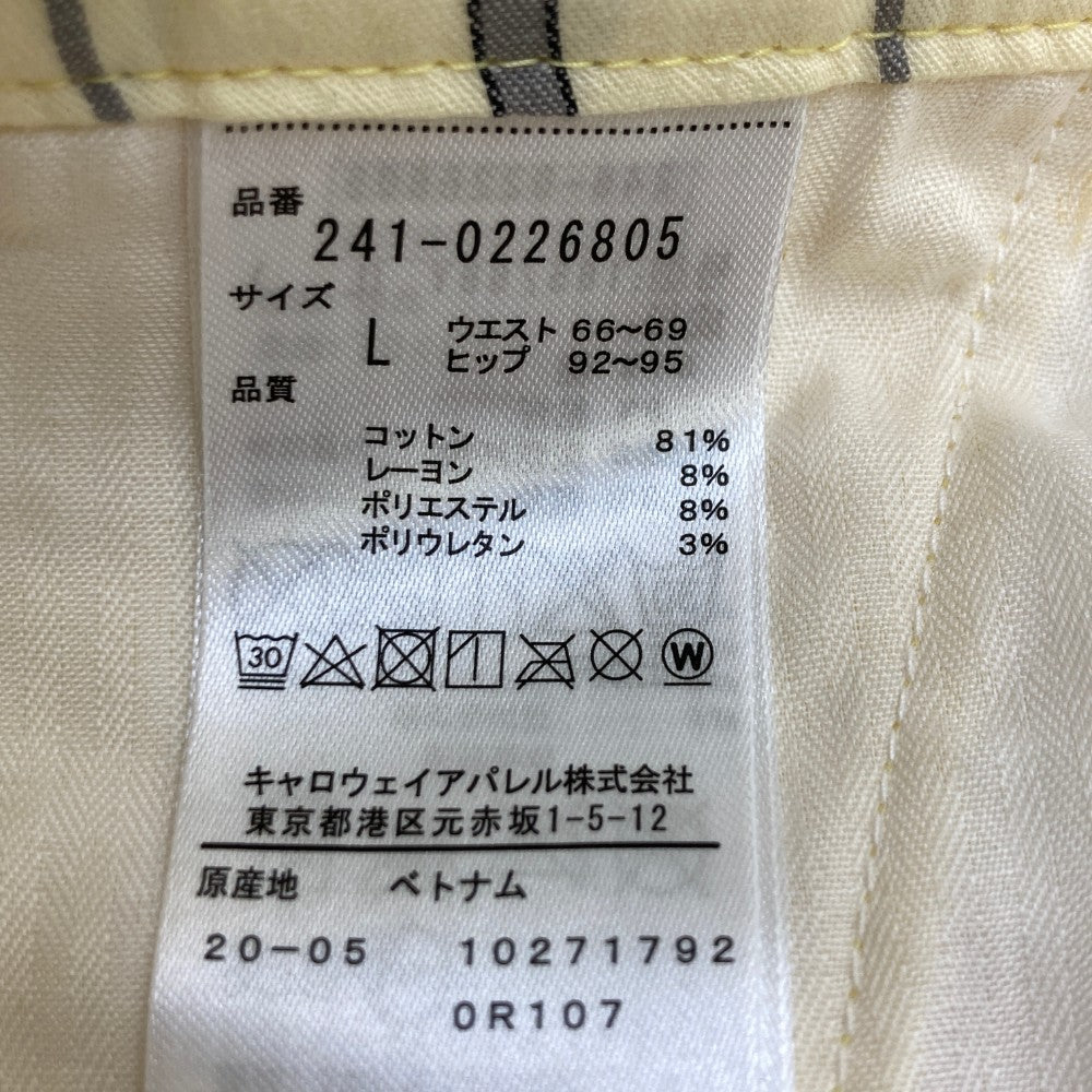 CALLAWAY キャロウェイ ストレッチパンツ イエロー系 L