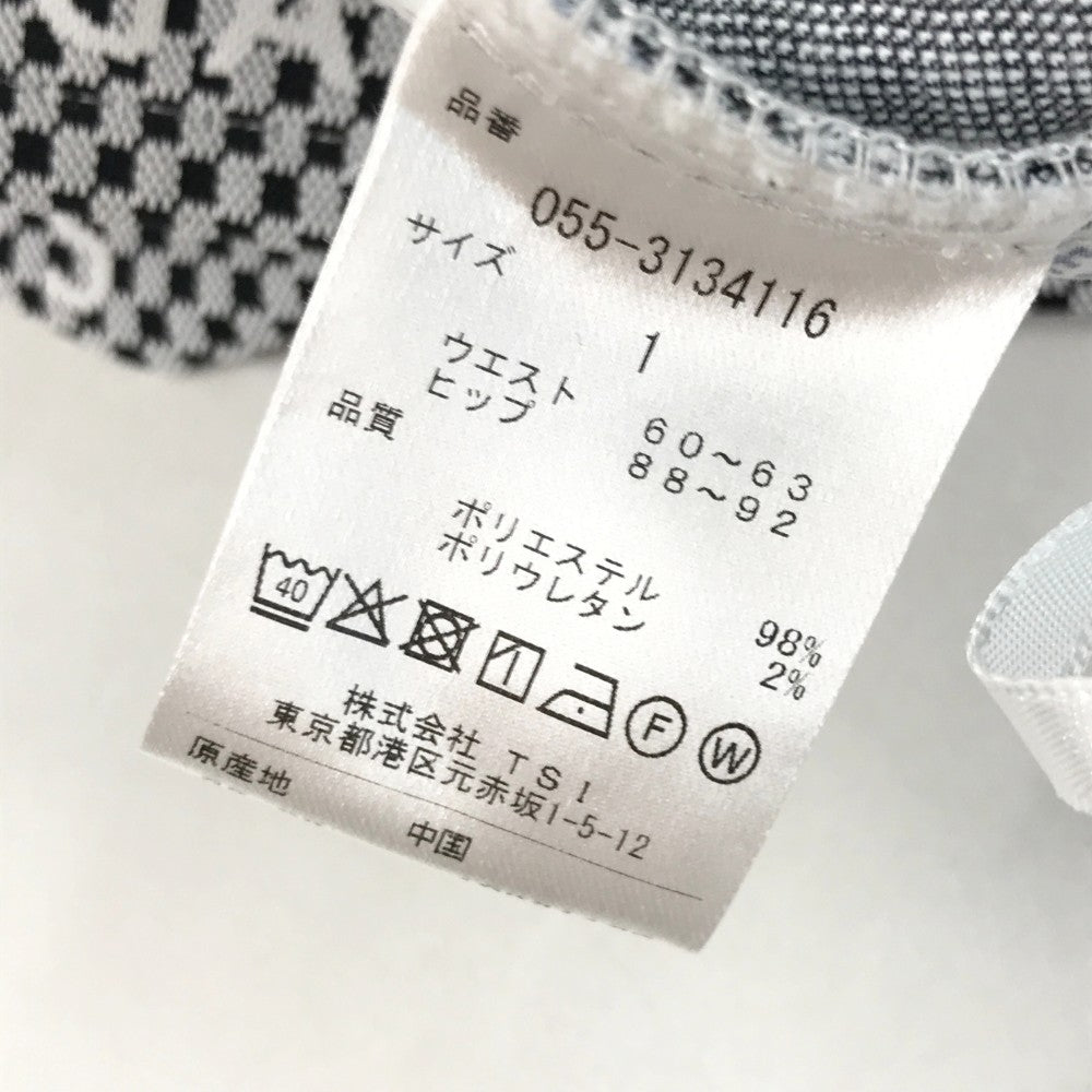 PEARLY GATES パーリーゲイツ 2023年モデル ストレッチスカート 総柄 ホワイト系 1