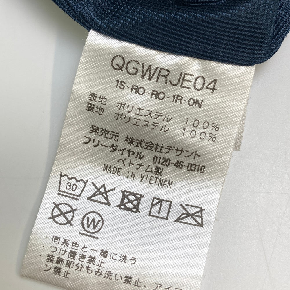 LE COQ GOLF ルコックゴルフ ; スカート ロゴ×ボーダー柄 ネイビー系 9