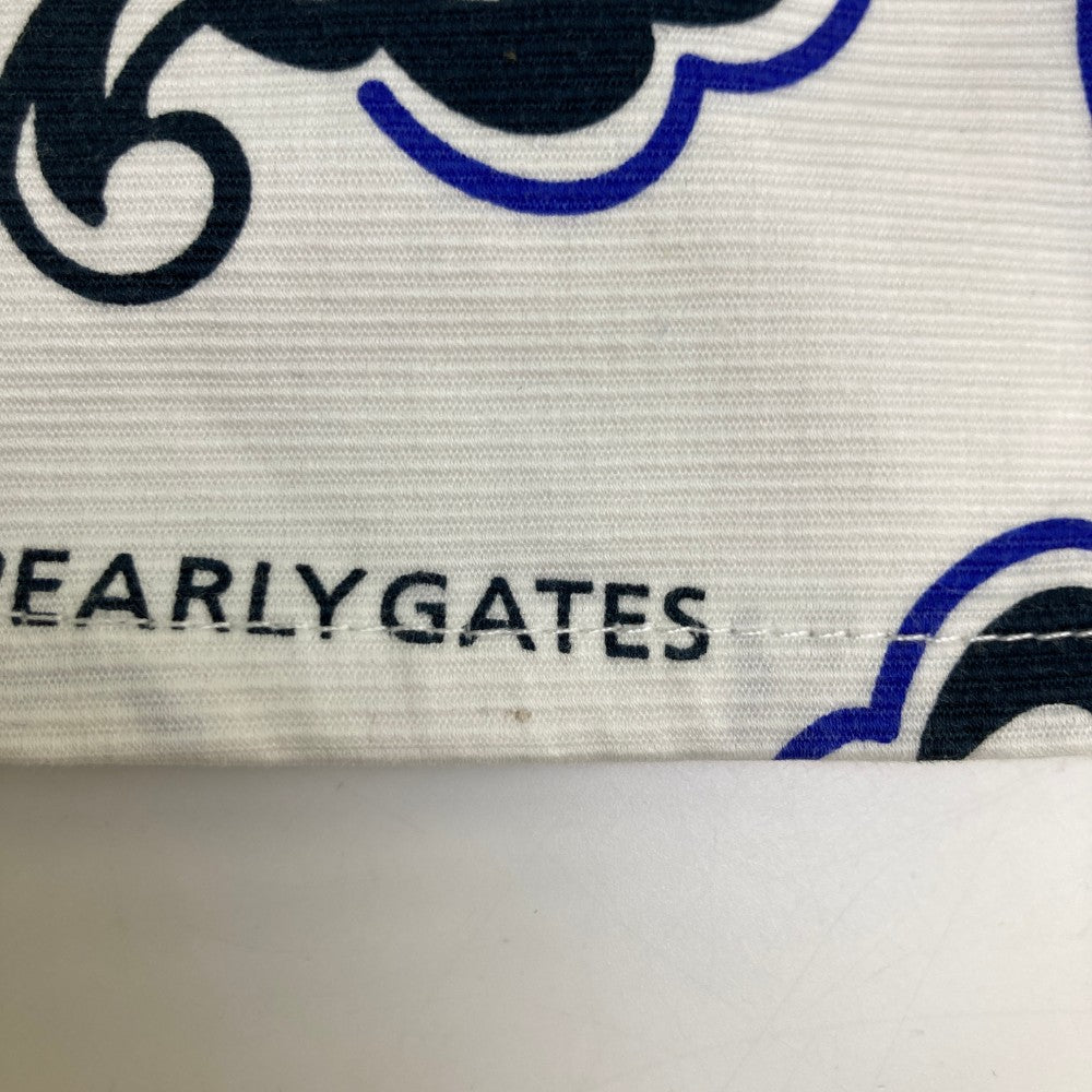 PEARLY GATES パーリーゲイツ ストレッチパンツ 総柄 ホワイト系 0