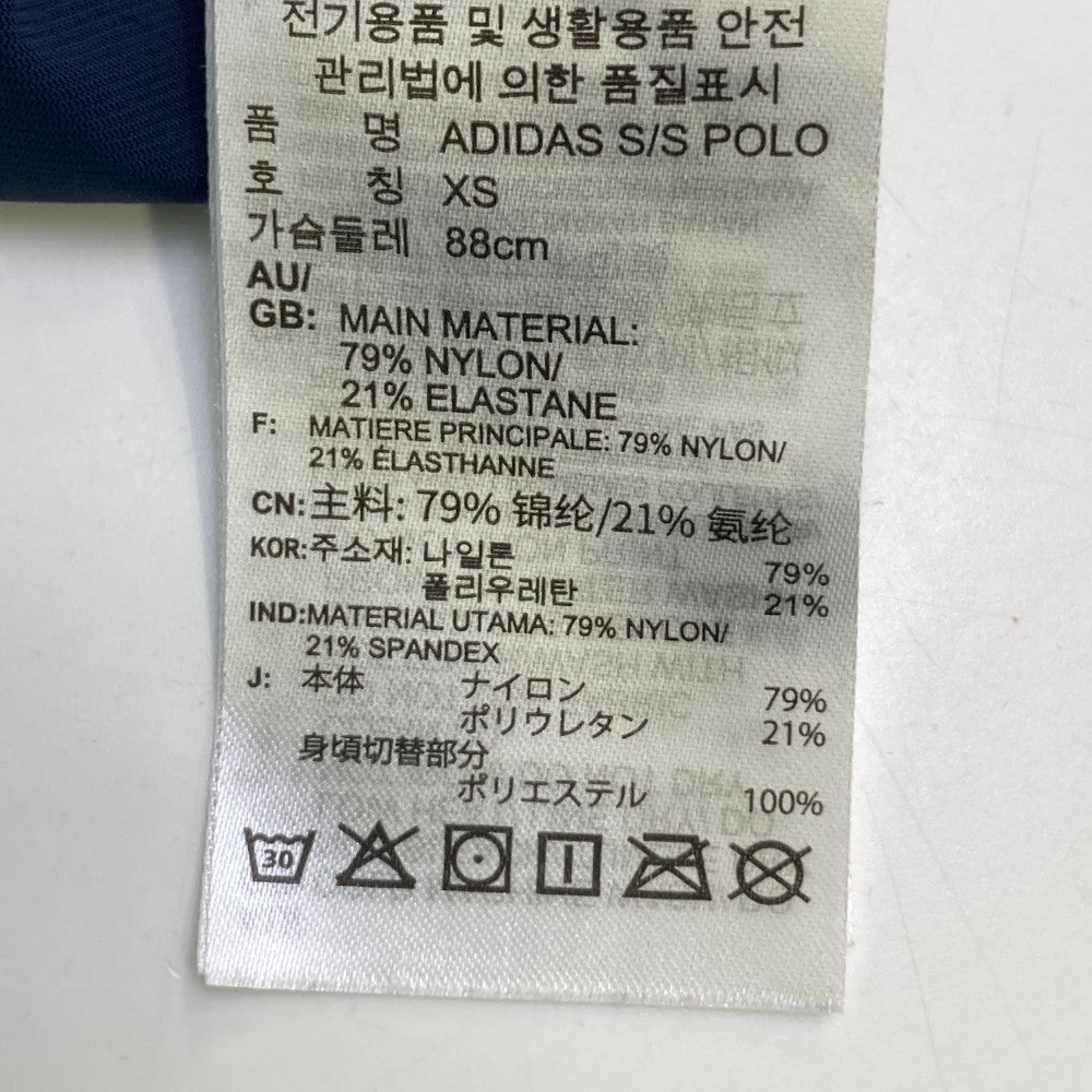 ADIDAS GOLF 아디다스 골프 반팔 폴로 셔츠 버튼다운 네이비 계열 M