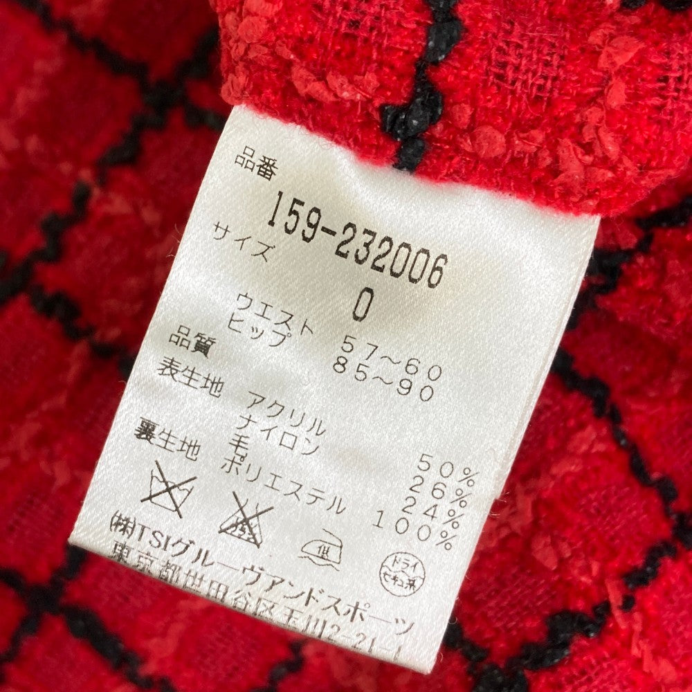 MASTER BUNNY EDITION マスターバニーエディション ショートパンツ 裏地付 チェック柄 レッド系 0