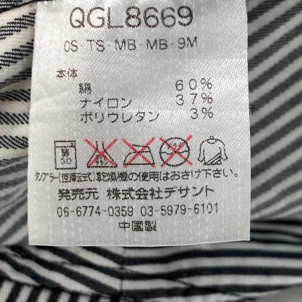 LE COQ GOLF ルコックゴルフ スカート ストライプ柄 ブラック系 7