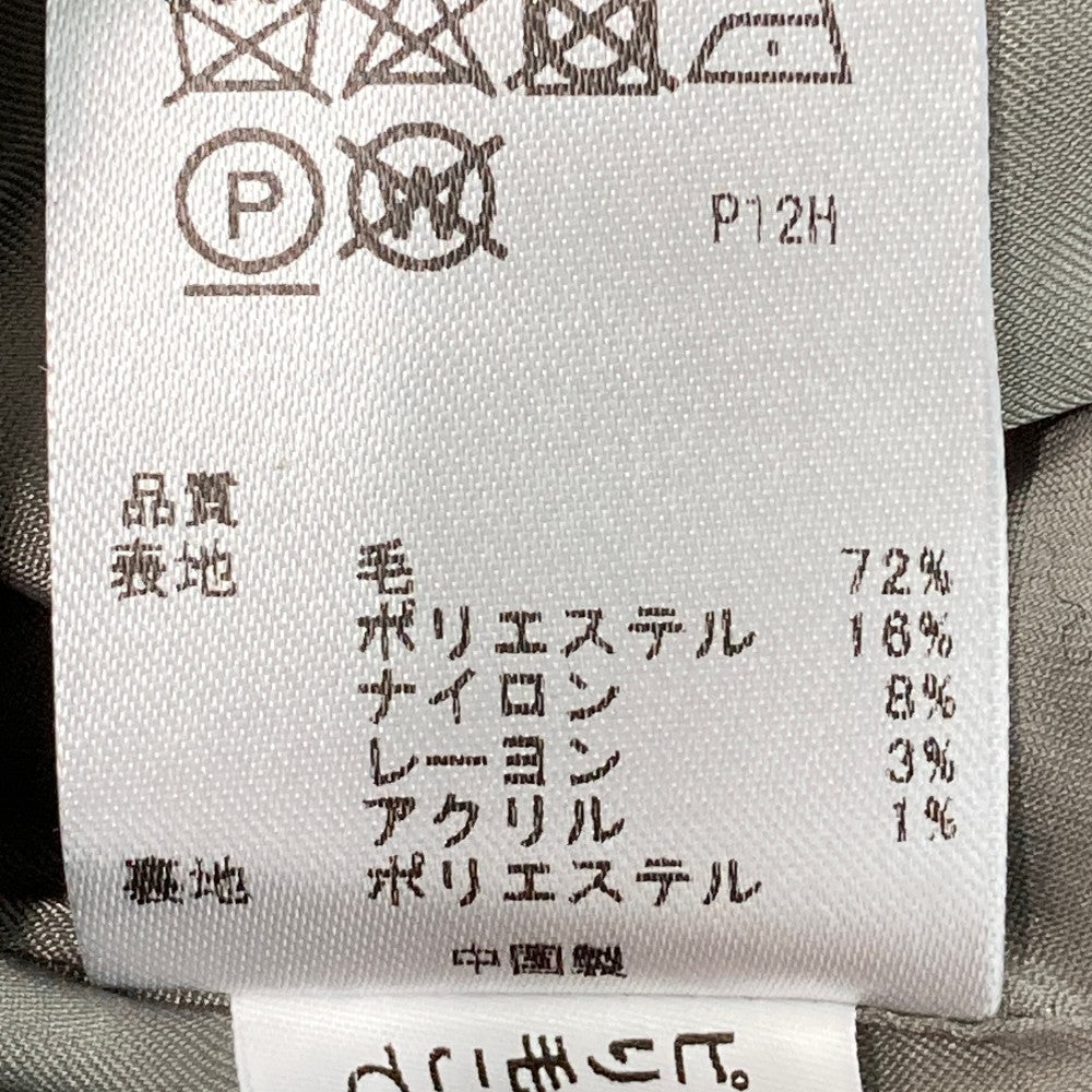 23区 GOLF 니쥬산쿠 골프 스커트 울 혼방 스트라이프 패턴 그레이 계열 61