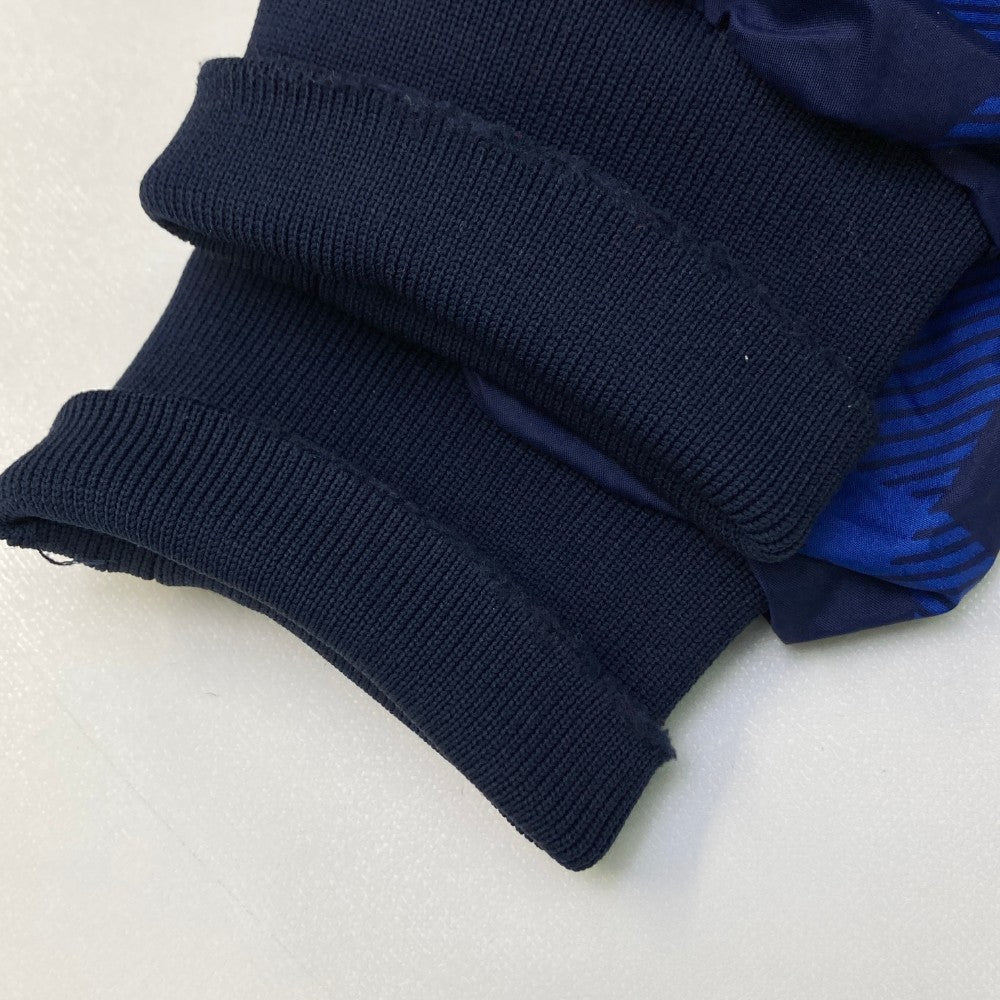 LE COQ GOLF ルコックゴルフ ジャケット 長袖ブルゾン チェック柄 ネイビー系 M
