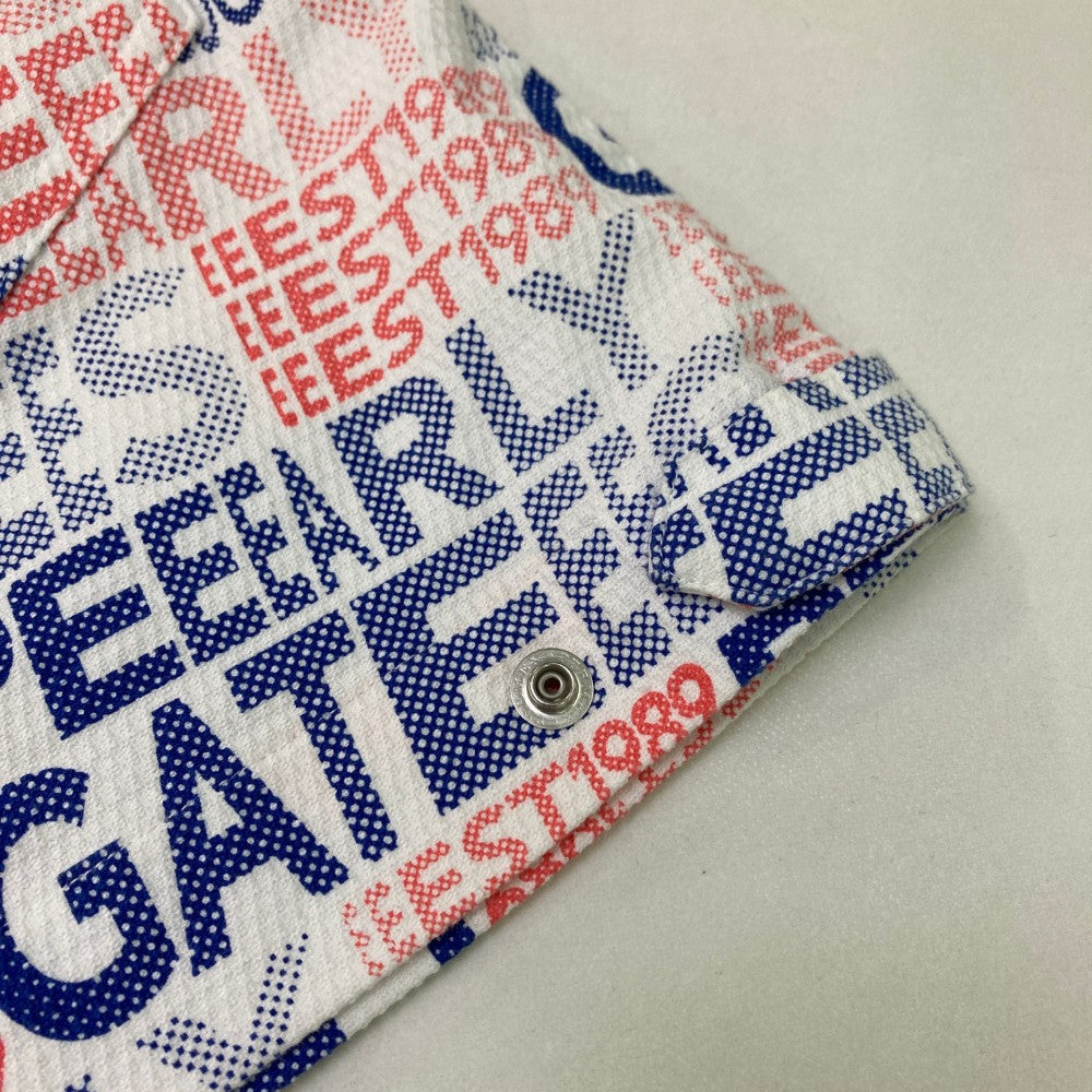 PEARLY GATES パーリーゲイツ 2024年モデル ストレッチスカート ロゴ 総柄 ホワイト系 0