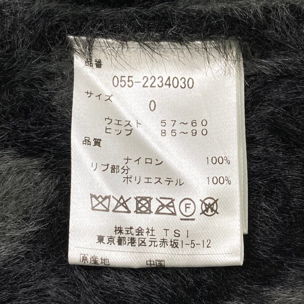 PEARLY GATES 펄리게이츠 2022년형 기모 니트 스커트 레오파드 패턴 그레이 계열 0