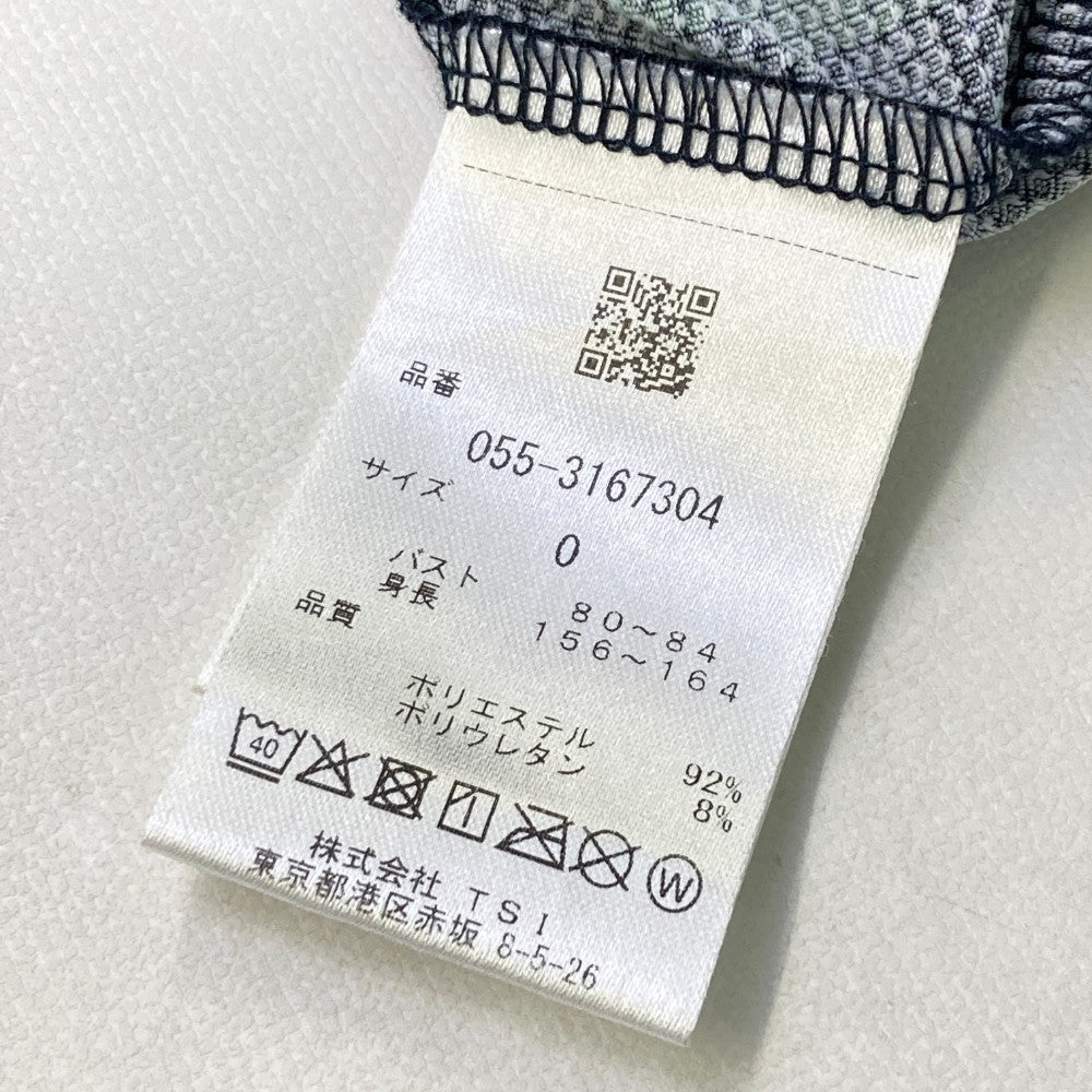 PEARLY GATES パーリーゲイツ 2023年モデル ハイネック 半袖Tシャツ チェック柄 カーキ系 0