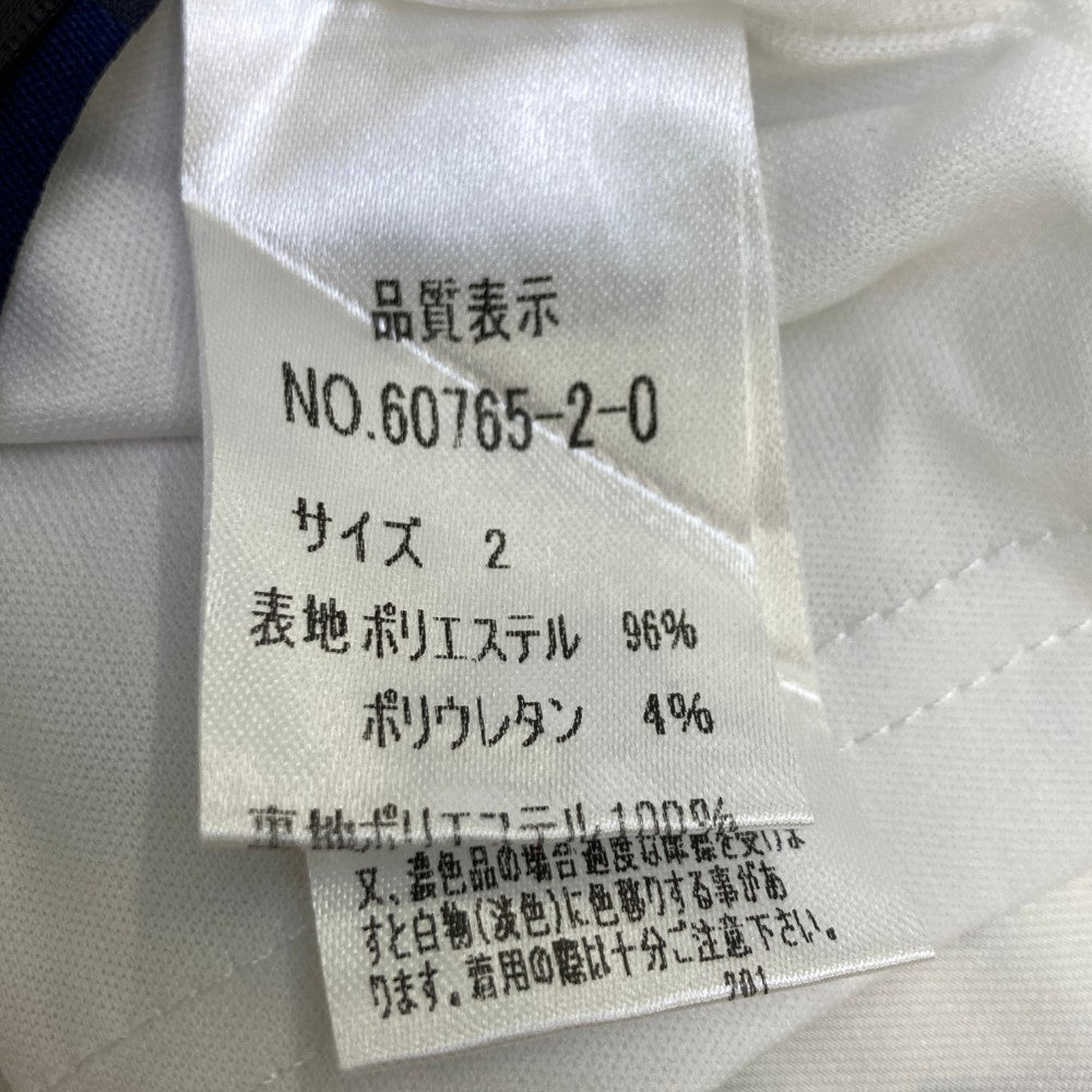 KISS ON THE GREEN キスオンザグリーン ; インナー付 ストレッチスカート 花 総柄 ホワイト系 2