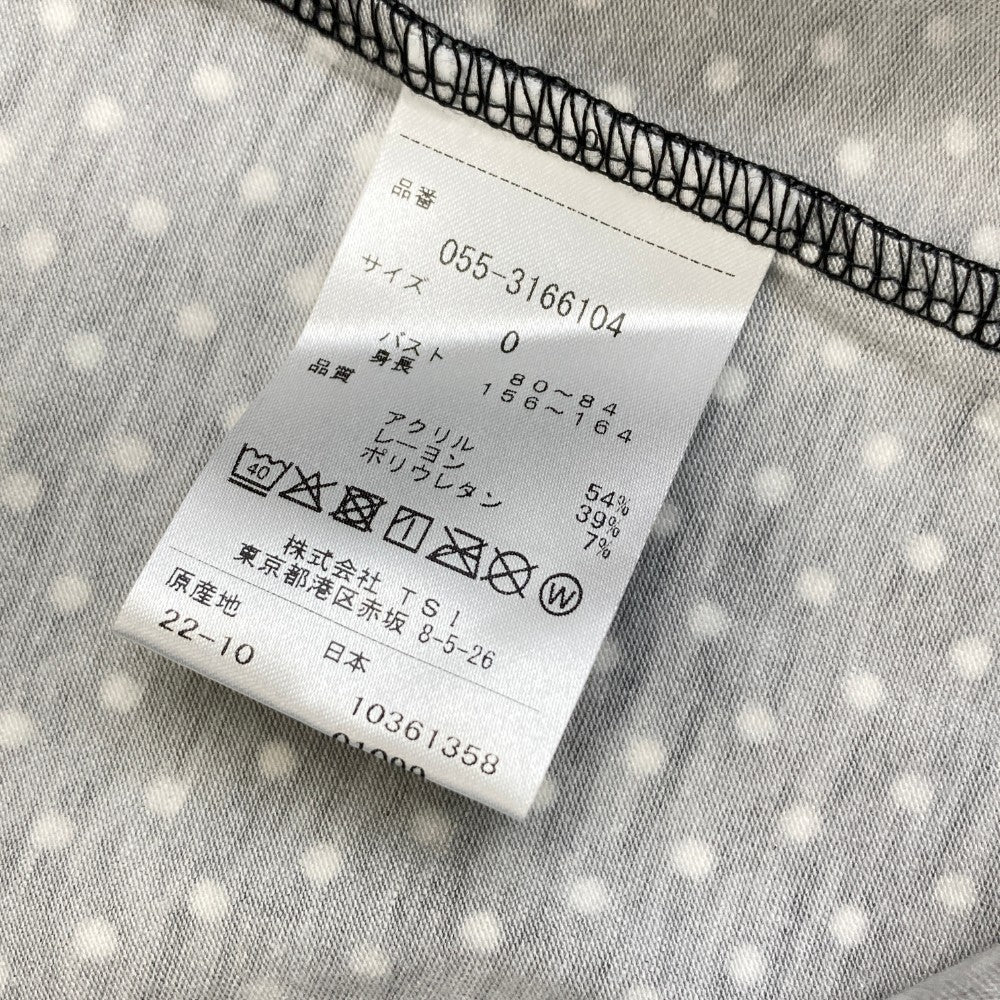 PEARLY GATES 팔리게이츠 2023년 긴팔 하이넥 티셔츠 도트 블랙 계열 0