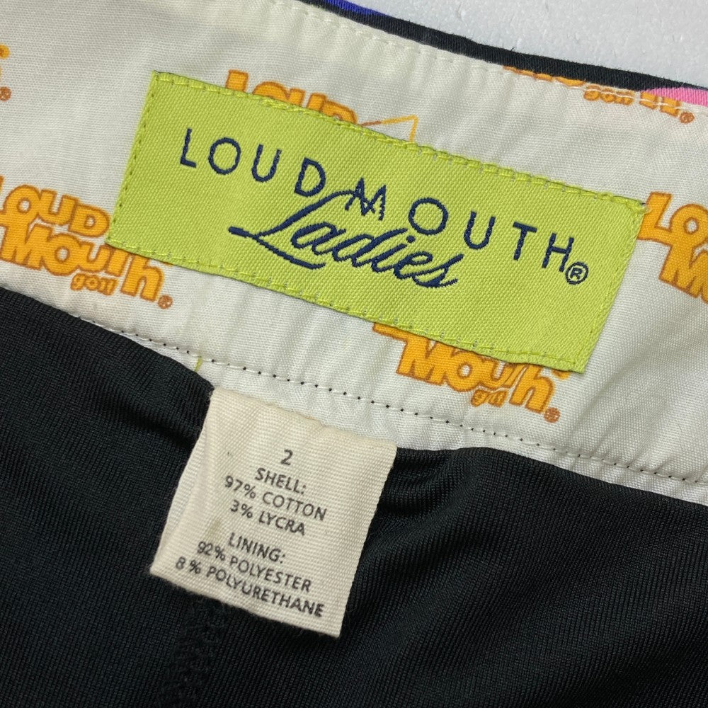 LOUD MOUTH ラウドマウス インナー付スカート ディスコボールズブラック ブラック系 2