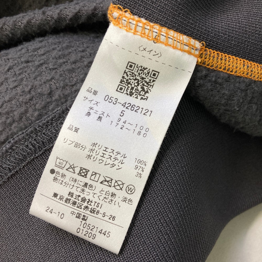 PEARLY GATES パーリーゲイツ ; 2024年モデル 裏起毛 スウェットトレーナー グレー系 5