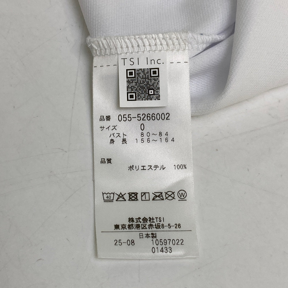 PEARLY GATES パーリーゲイツ 2025年モデル ハイネック 長袖Tシャツ ホワイト系 0