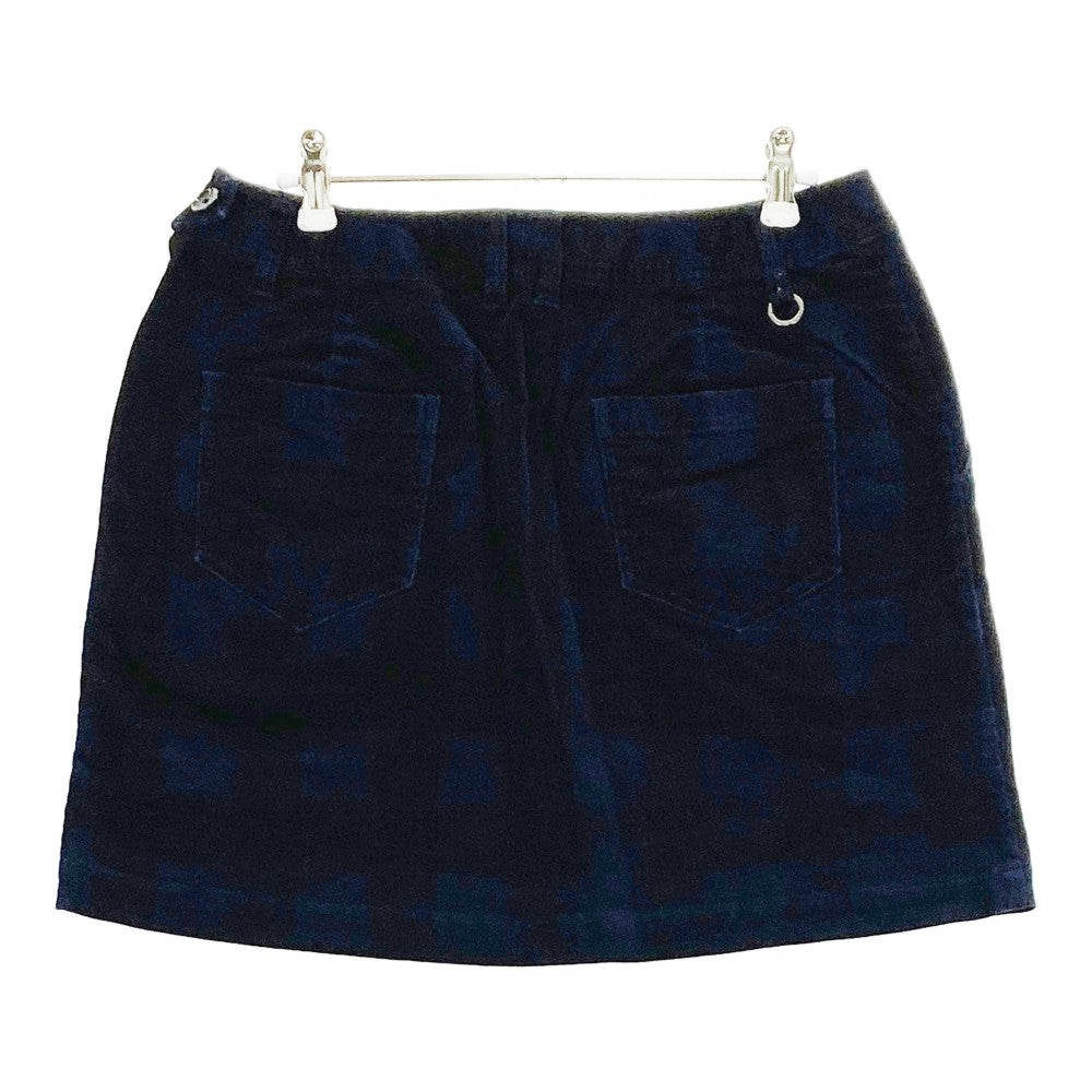 TOMMY HILFIGER GOLF 토미 힐피거 골프 코듀로이 스커트 체크 네이비 계열 L