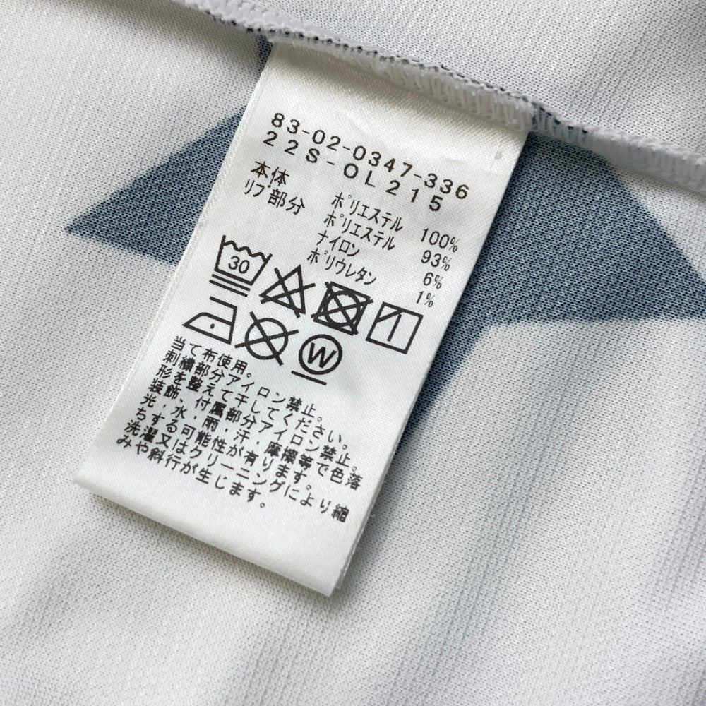 BEAMS GOLF 빔즈 골프 2022년 반팔 폴로셔츠 별무늬 화이트 계열 M