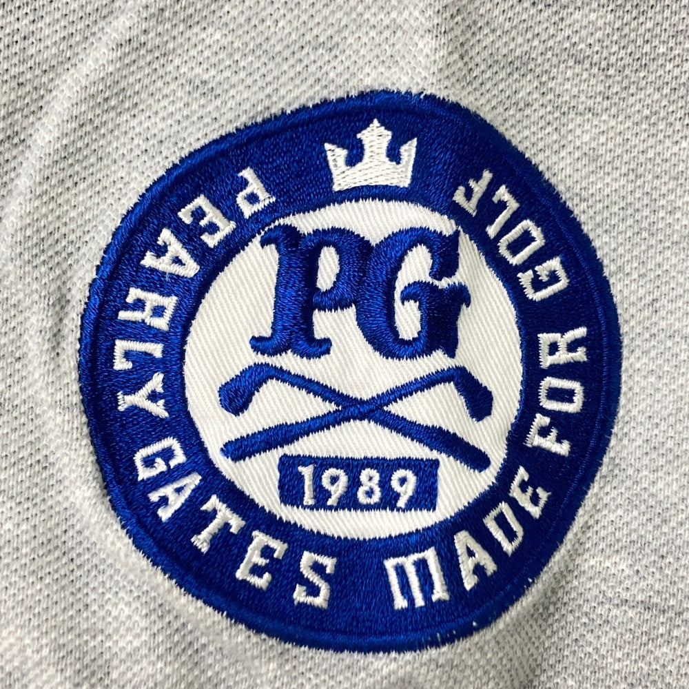 PEARLY GATES パーリーゲイツ 30周年 半袖ポロシャツ  グレー系 0