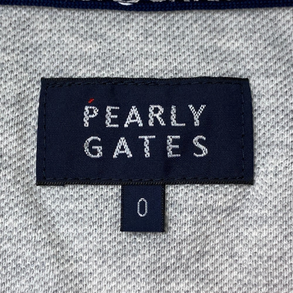 PEARLY GATES パーリーゲイツ 30周年 半袖ポロシャツ  グレー系 0