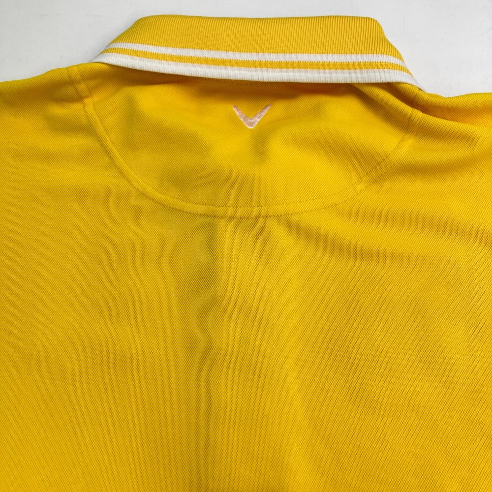 CALLAWAY キャロウェイ  半袖ポロシャツ  イエロー系 L