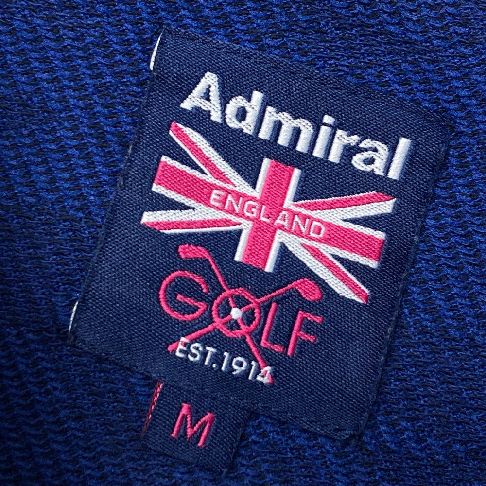 ADMIRAL 어드미럴 반팔 폴로 셔츠 카모플라주 패턴 네이비 계열 M