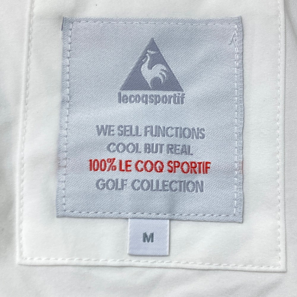 LE COQ GOLF ルコックゴルフ  ジップジャケット  ホワイト系 M