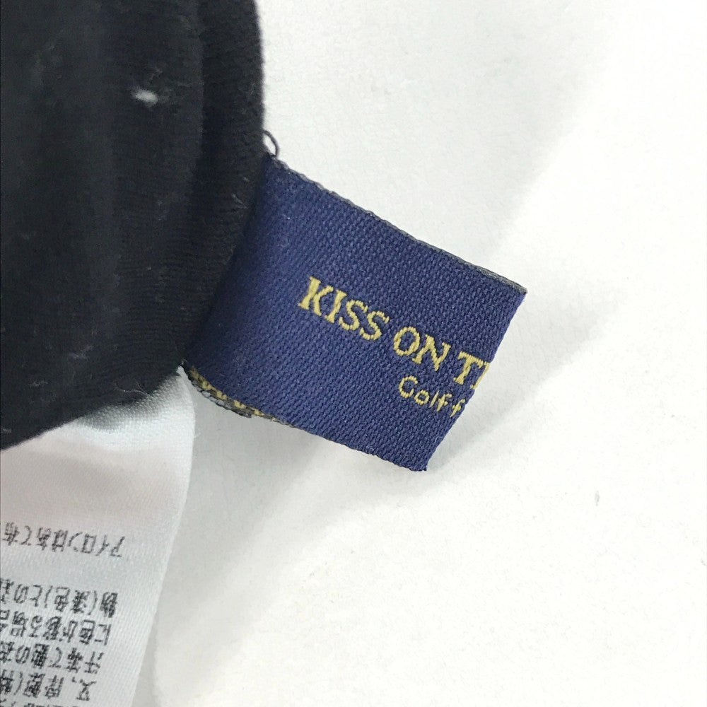 KISS ON THE GREEN 키스 온 더 그린 반소매 폴로셔츠 블랙 계열 2