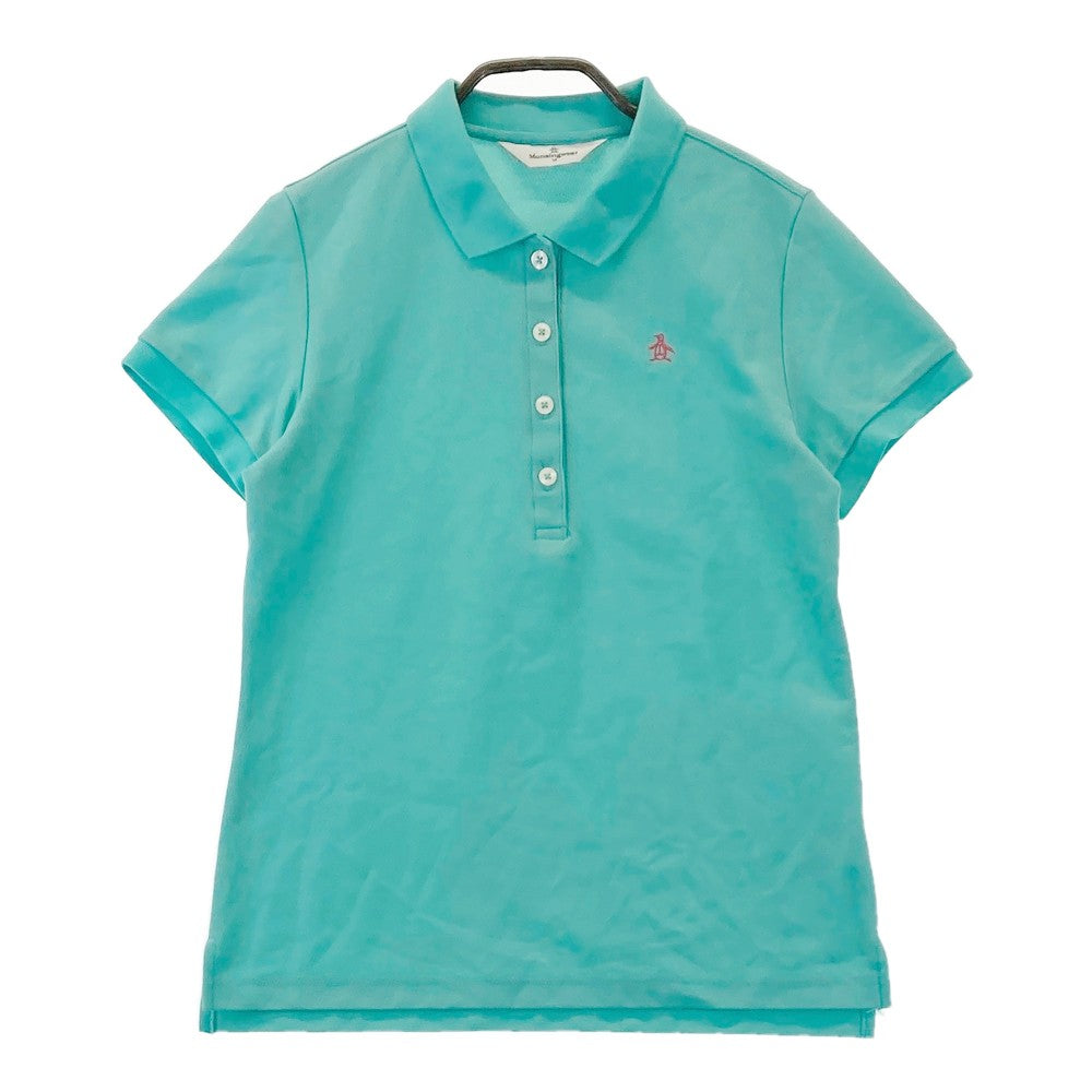 MUNSING WEAR マンシングウェア  半袖ポロシャツ  ブルー系 M