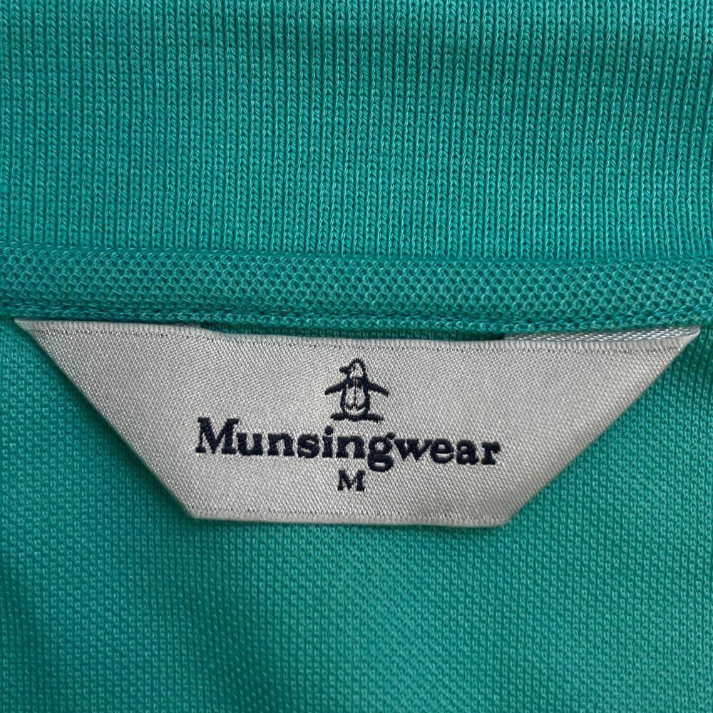 MUNSING WEAR マンシングウェア  半袖ポロシャツ  ブルー系 M