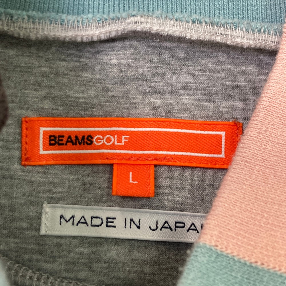 BEAMS GOLF ビームスゴルフ 2022年モデル レイヤード風 ハイネック スウェットベスト  グレー系 L