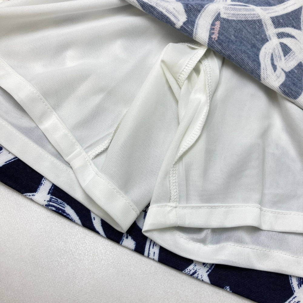 ADABAT 아다바트 이너 포함 스커트 전체 패턴 네이비 계열 40