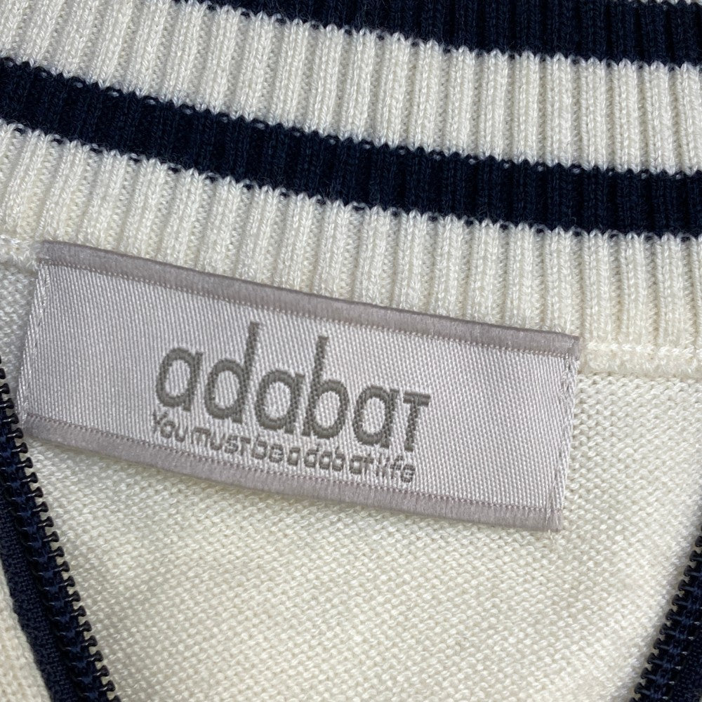 ADABAT 아다바트  니트 집업 재킷  화이트 계열 40