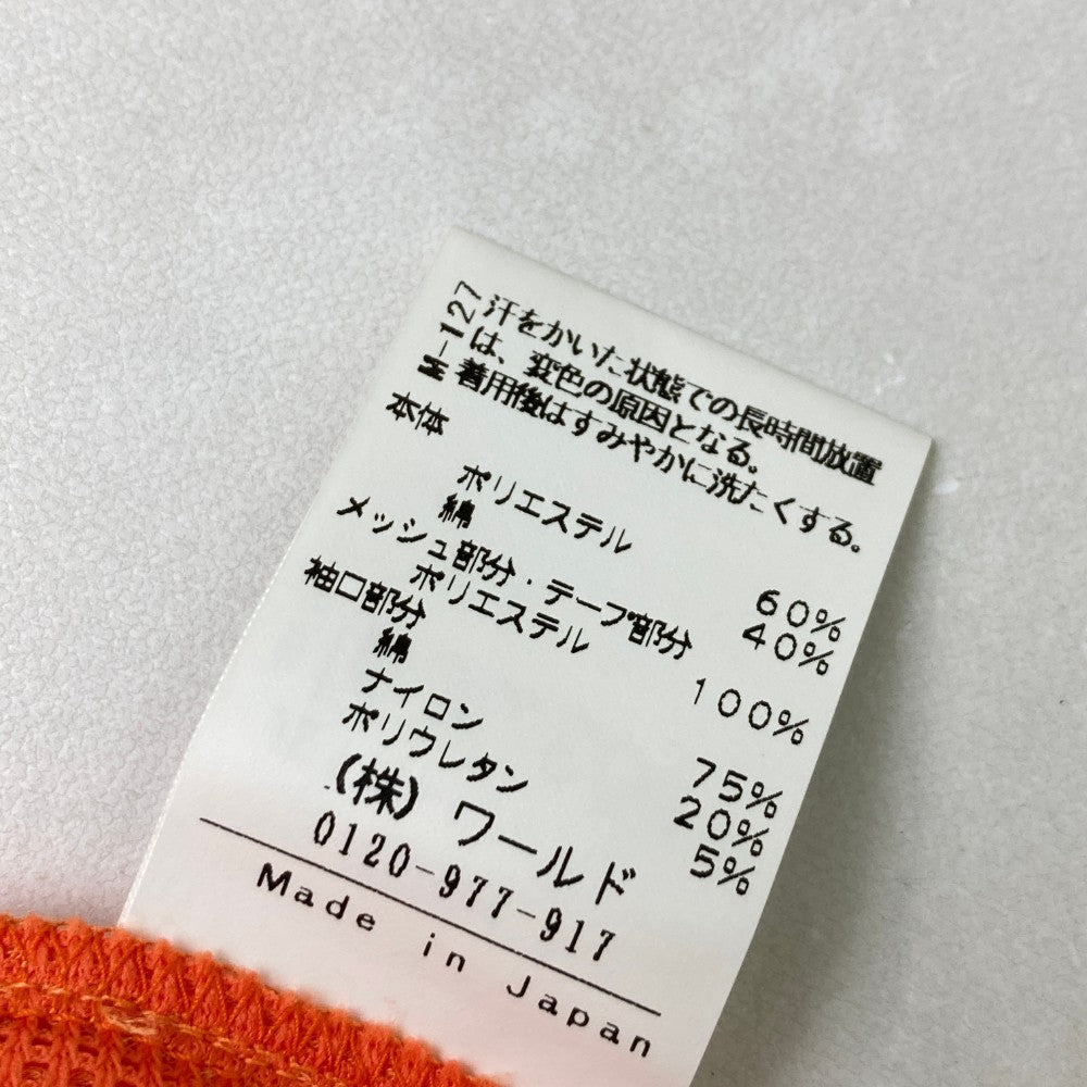 ADABAT アダバット  ハーフジップ 長袖Tシャツ  オレンジ系 1